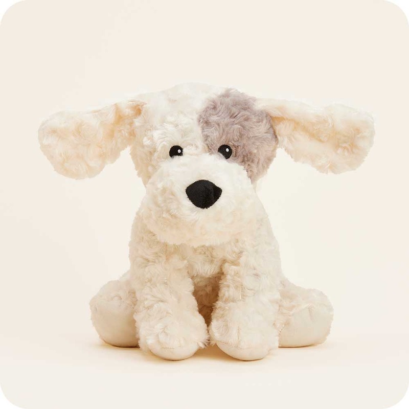 Patch Curly Dog - Warmies 13" Microwaveable Plush Animal Lavender Scented