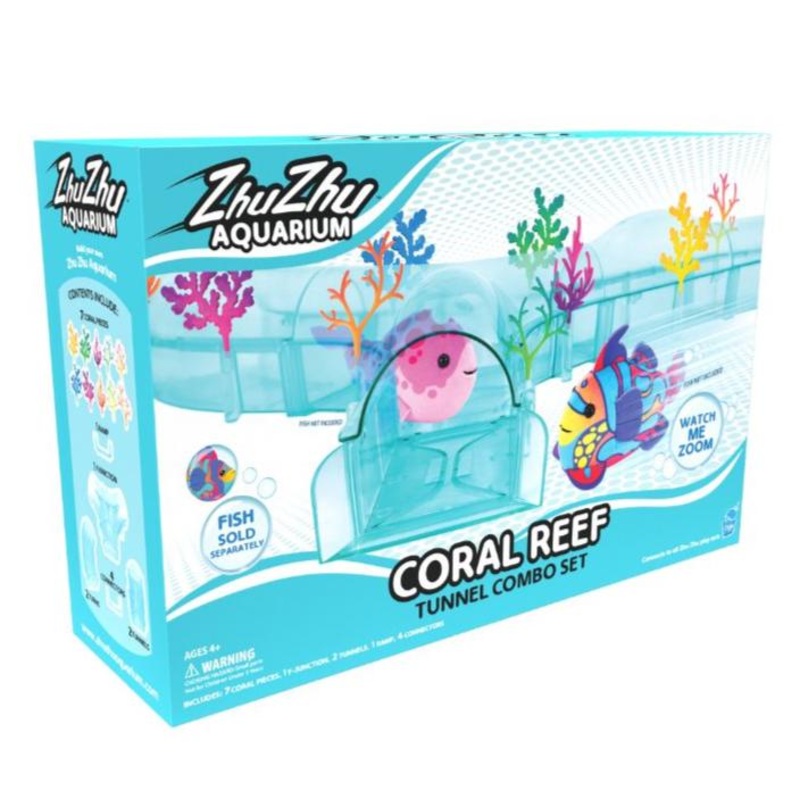 ZhuZhu Coral Tunnel Combo Set with Fish