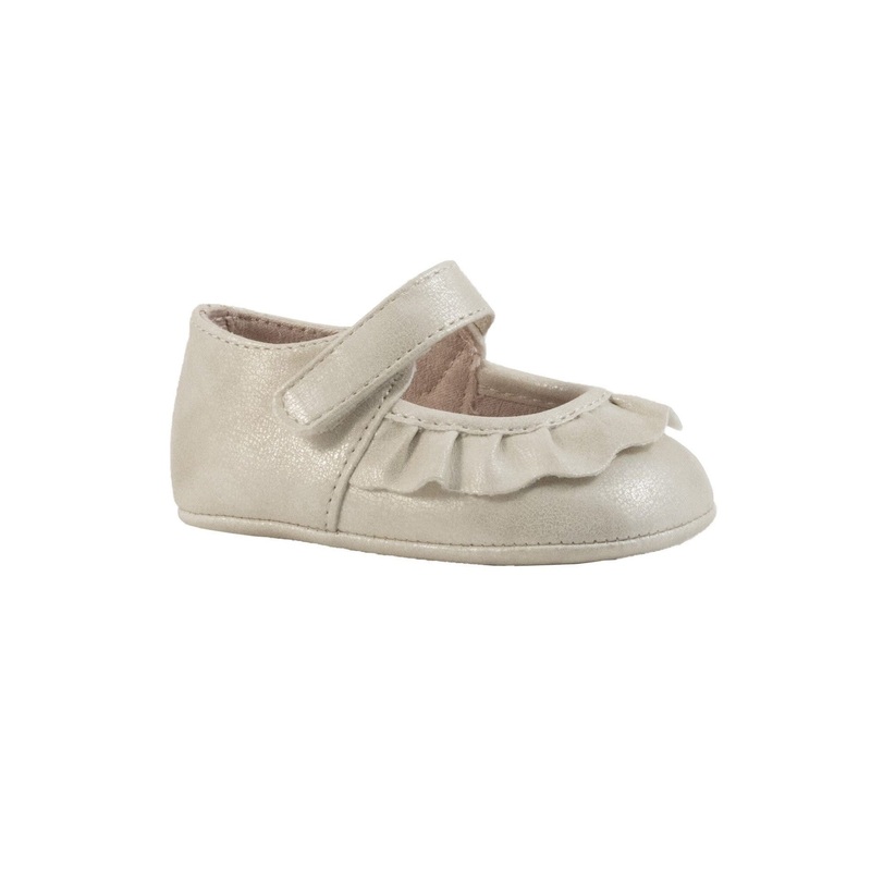 Baby Deer Kamdyn Mary Jane - Ivory Shimmer