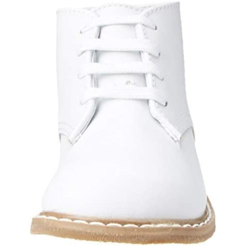 Baby Deer Lee Leather Boots-White
