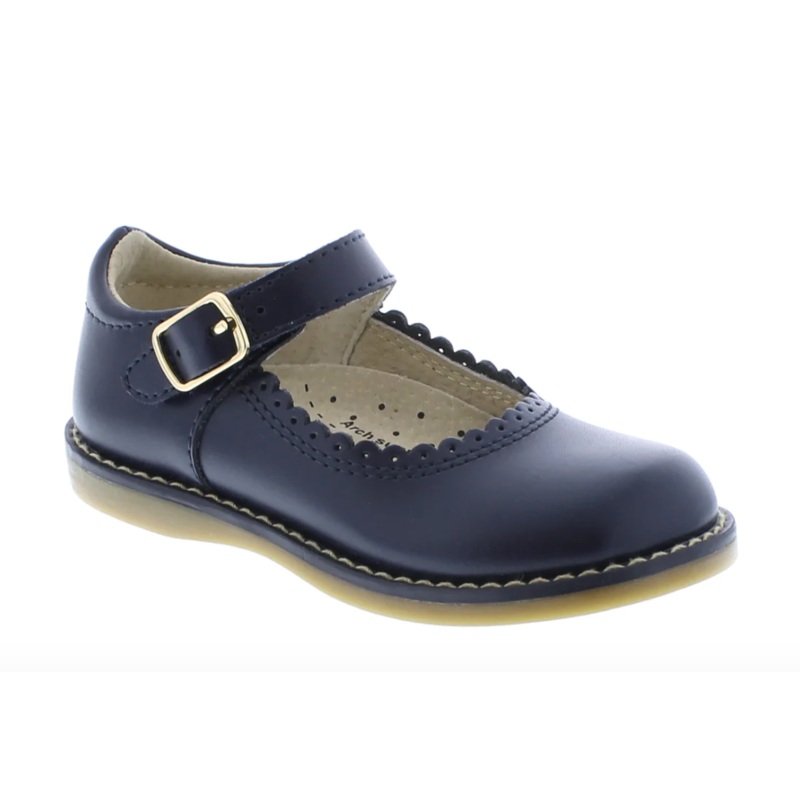 Footmates Dress Shoes - Allie- Navy