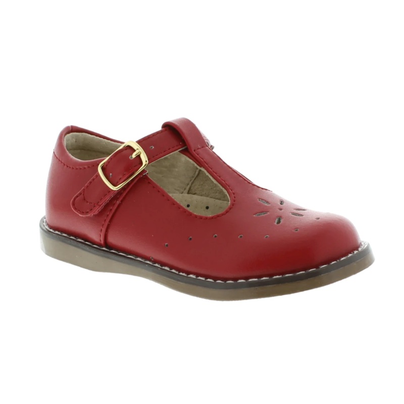 Footmates Dress Shoes- Sherry - Apple Red