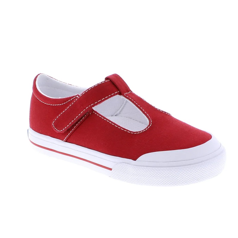 Footmates Sneaker- Drew- Red
