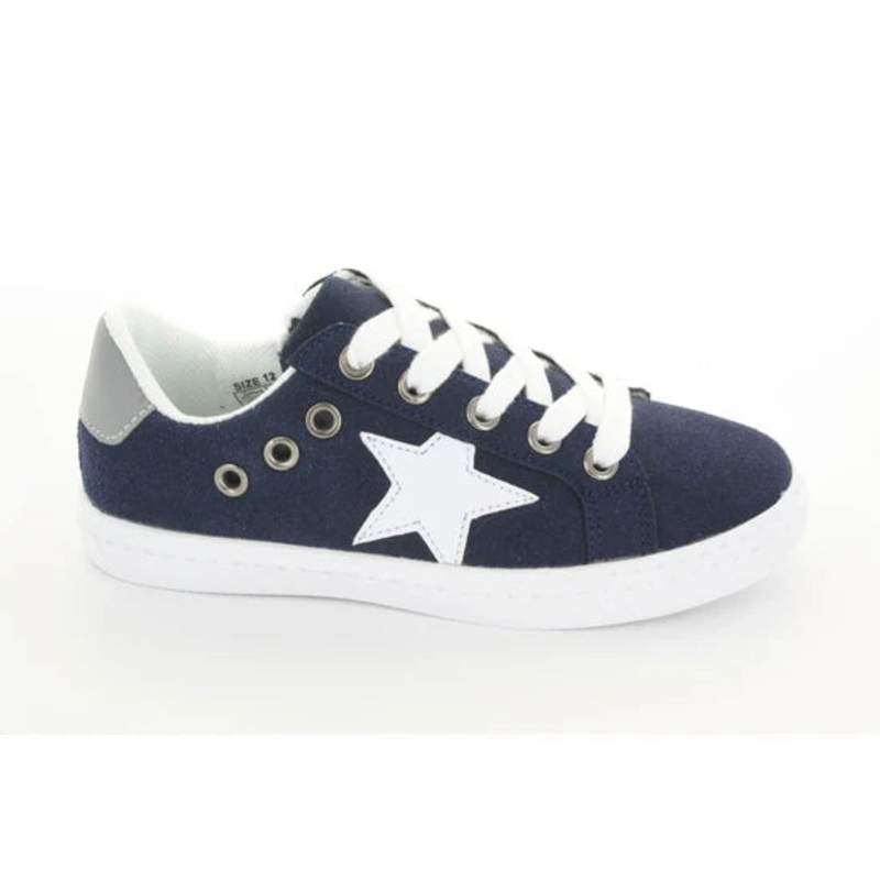 Hoo Sneaker-Mia Star Lace - Navy/White