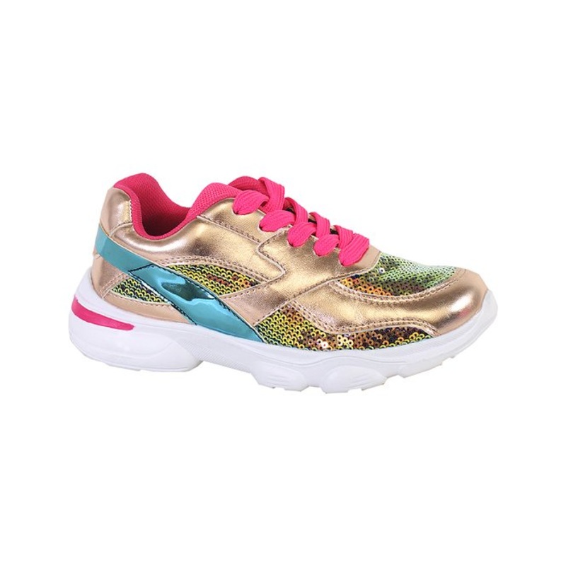 Krazy Kicks Sneakers-Rose Gold