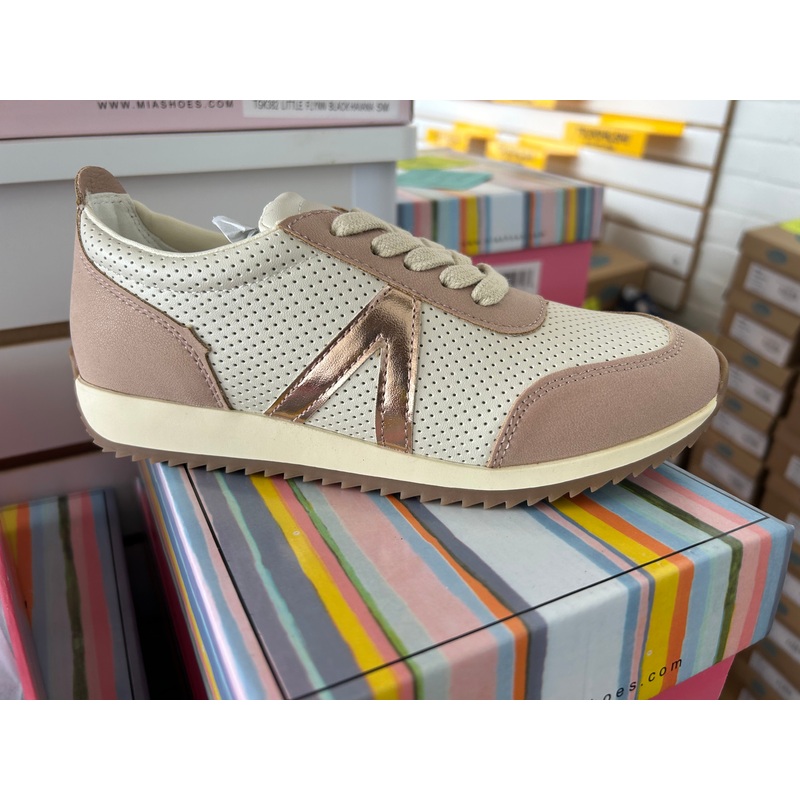 Mia Sneaker -Iena - White/Blush Malta
