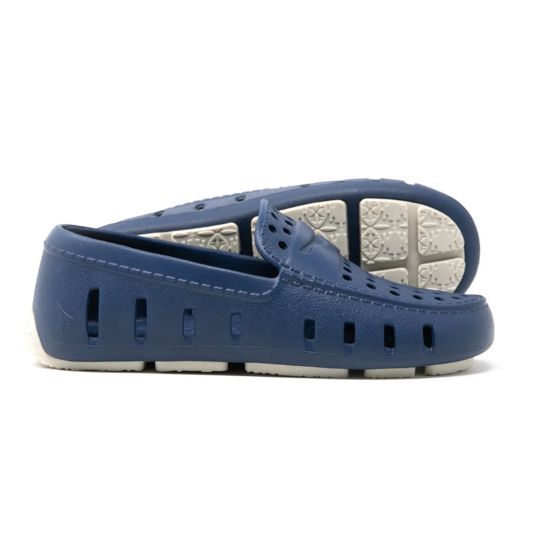 Prodigy Driver Floafers - Navy Peony | Bright White