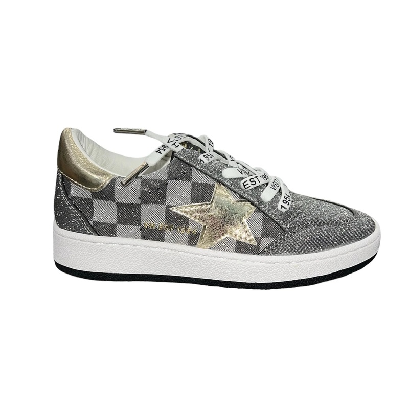Vintage Havana Alaia Checkered Black/Gray Sneaker