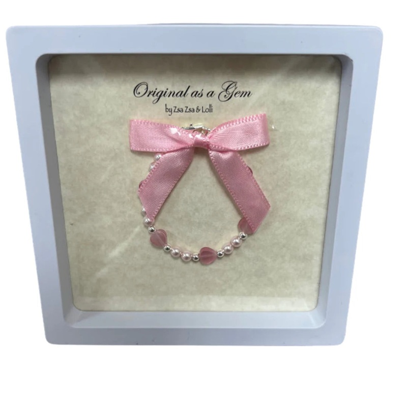 Zsa Zsa & Lolli Pink Heart Bracelet