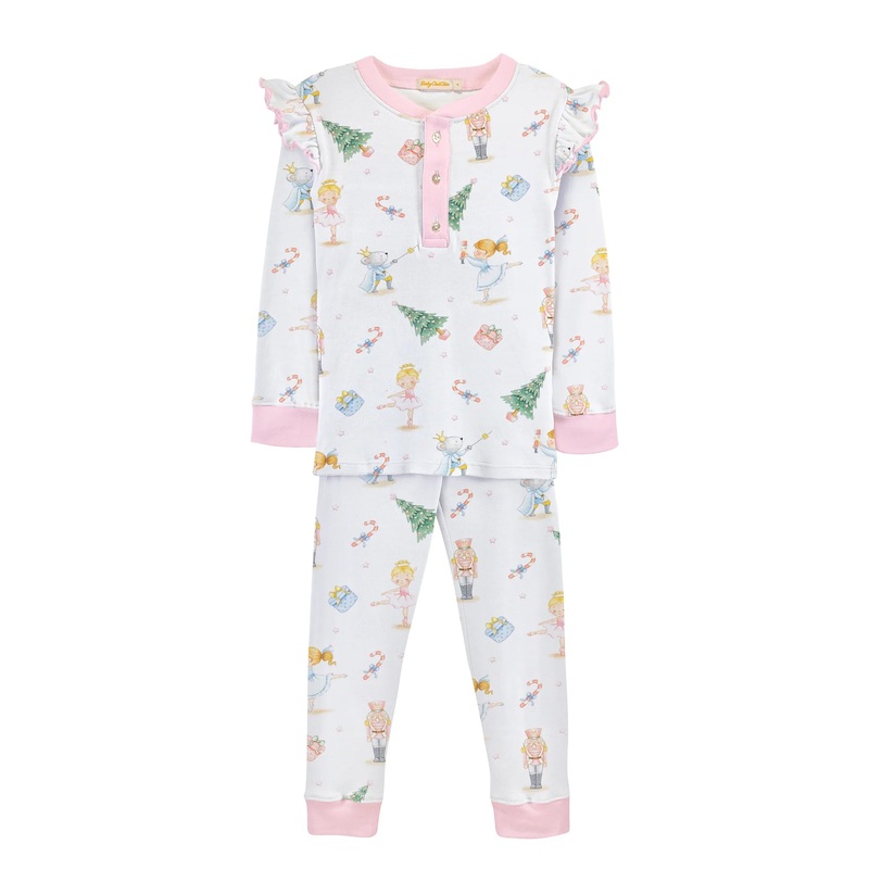 Baby Club Chic Clara and the Nutcracker Pajama Set w/ Ruffle Sleeve