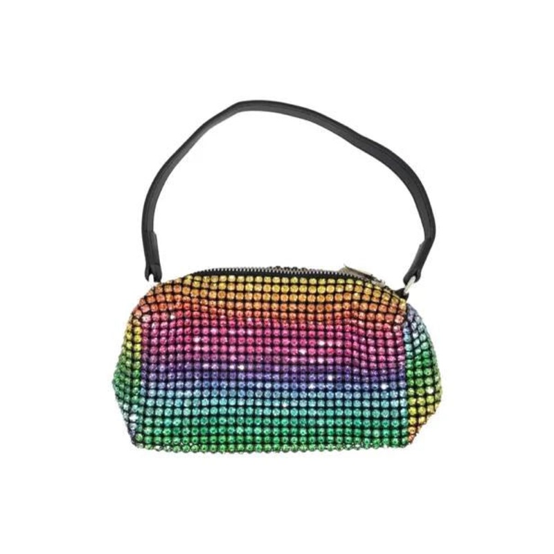 Bari Lynn Crystal Bag- Rainbow