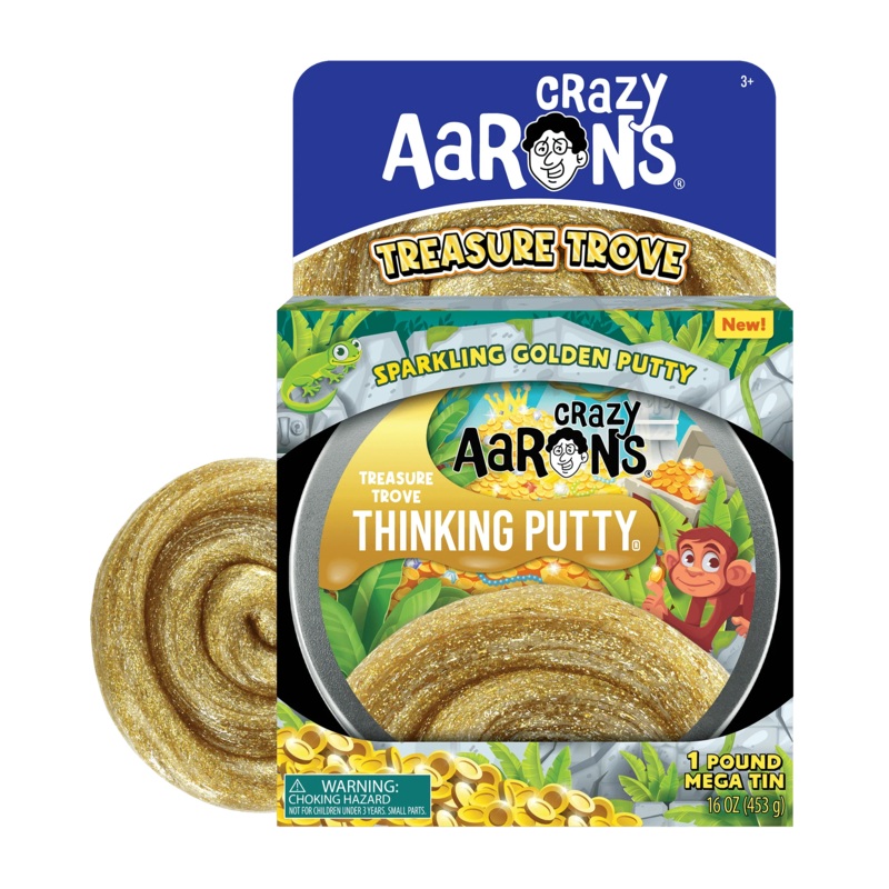 Crazy Aaron's Thinking Putty- 1Lb Mega Tin Treasure Trove