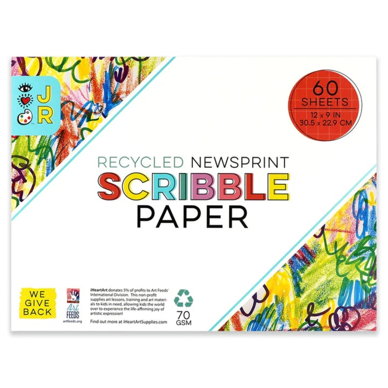 Recycled Newsprint Scribble Pad