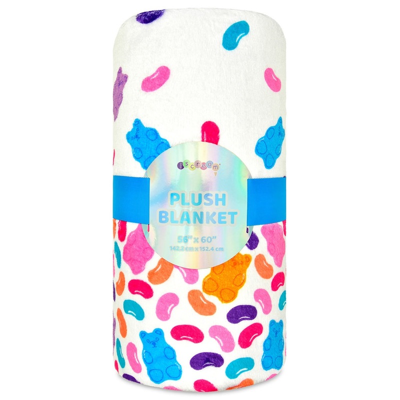 iScream Jelly Bears Plush Blanket