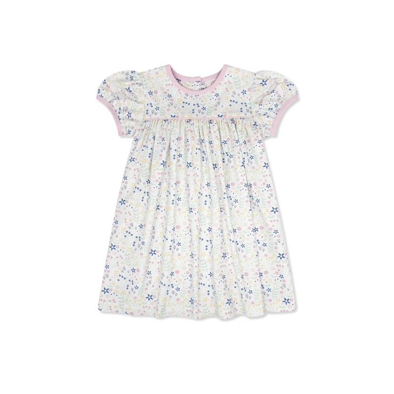 Lullaby Set Mother May I Dress - Petunia Floral, Paradise Pink