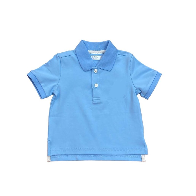 Lulu Bebe Kids Blake Polo - Blue