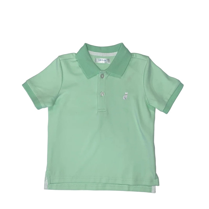 Lulu Bebe Kids Blake Polo - Mint