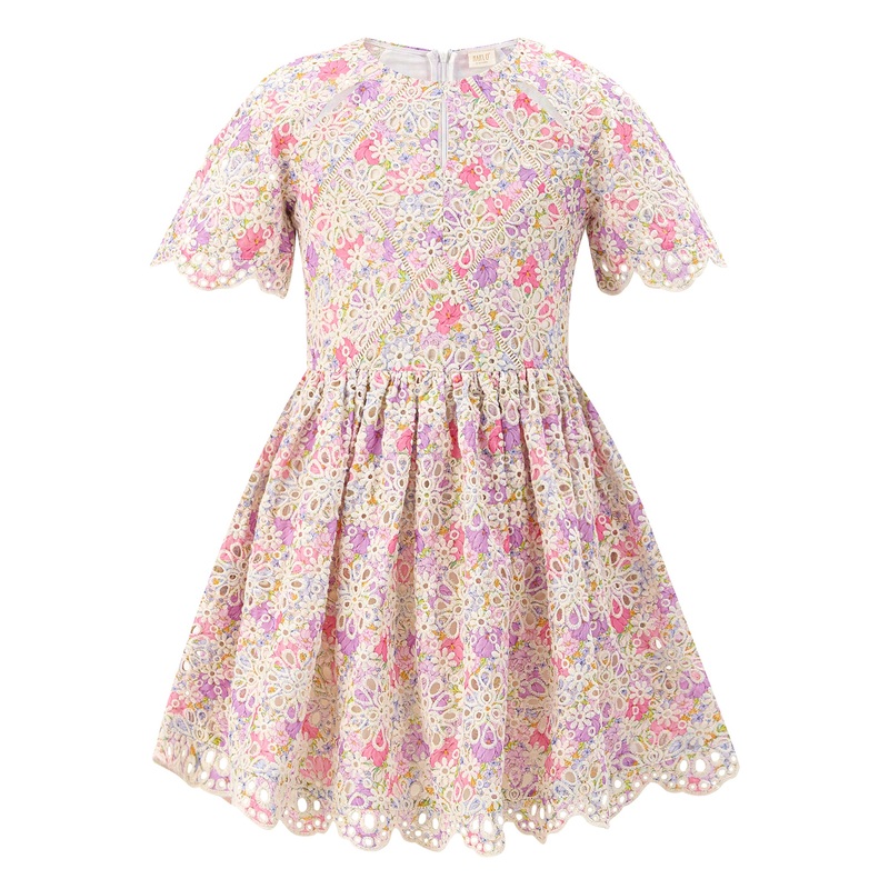 Marlo Kids Charlotte Embroidered Mini Dress