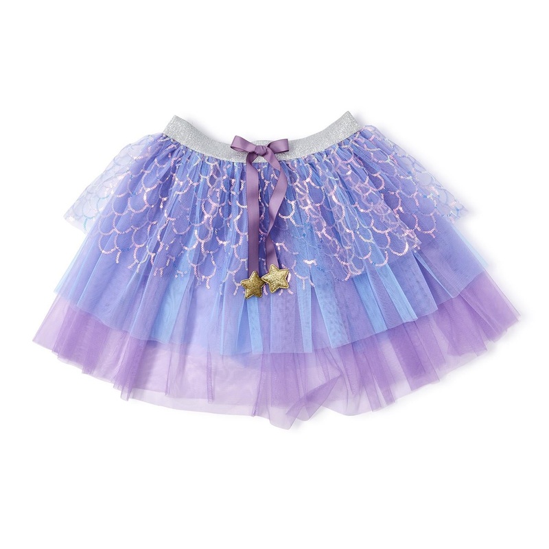 Mermaid Ruffles Tulle Dress Up Tutu