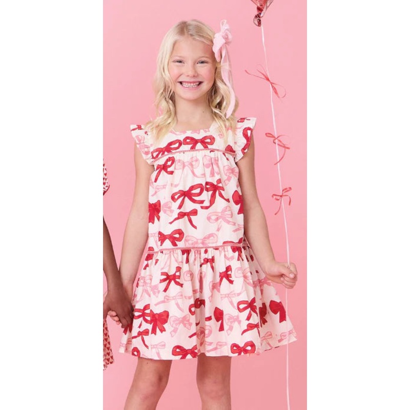 Pink Chicken Camelia Bow Dress