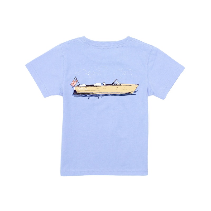 Properly Tied Boating Tradition S/S Tee - Light Blue