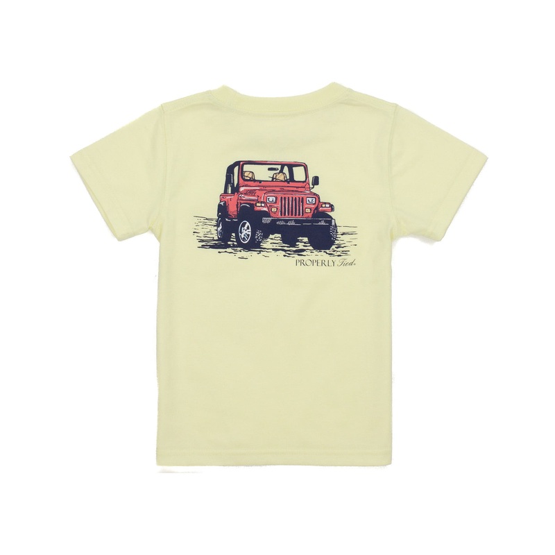 Properly Tied Offroad S/S Tee - Light Yellow