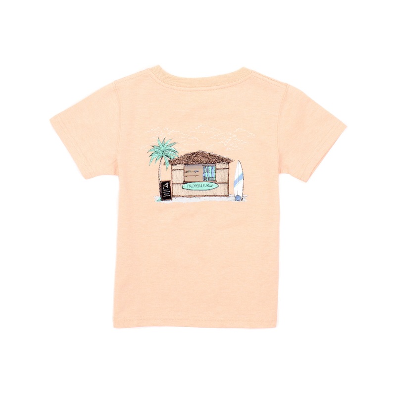 Properly Tied Surf Shack S/S Tee - Melon