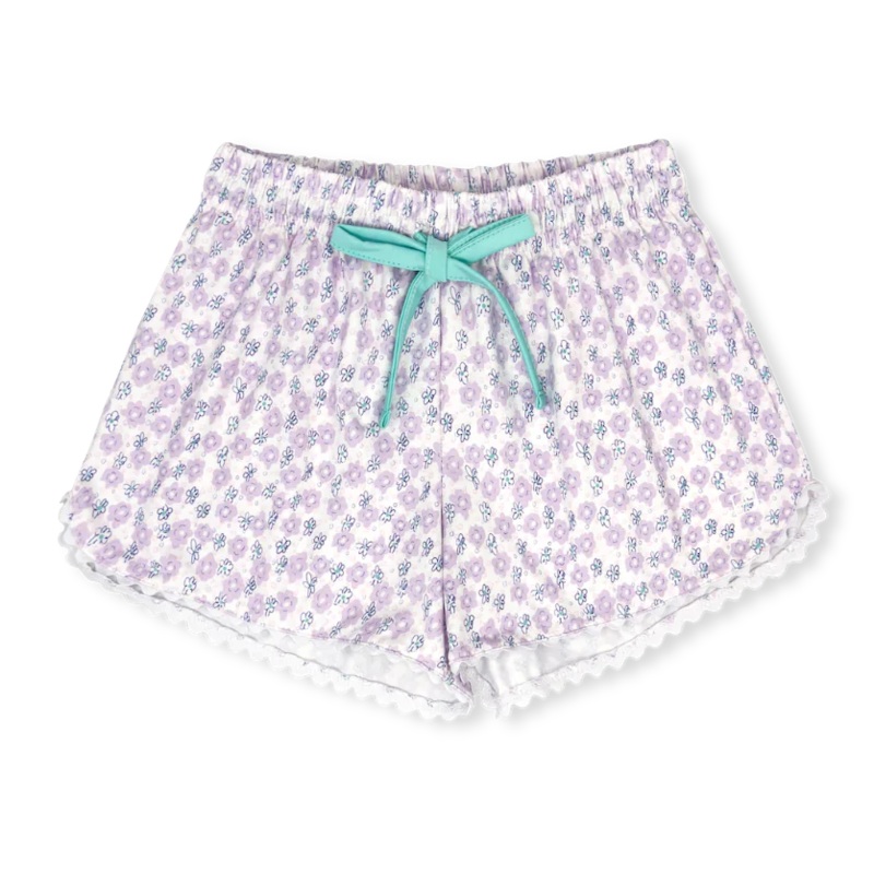 Set Athleisure Emily Shorts - Blissful Blooms/Totally Turquoise