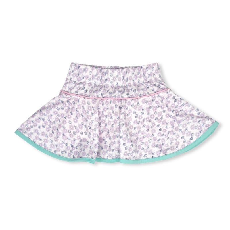 Set Athleisure Quinn Skort - Blissful Blooms/Totally Turquoise/CC Pink