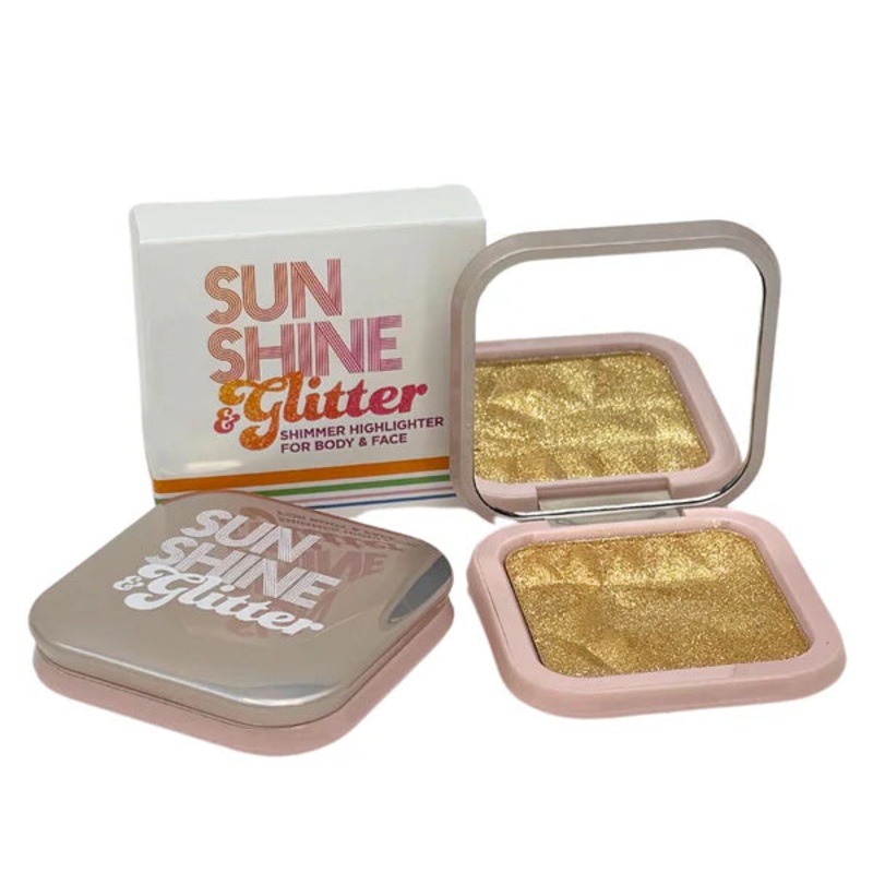 Sunshine & Glitter Highlighter Shimmer Compact - Sunshine
