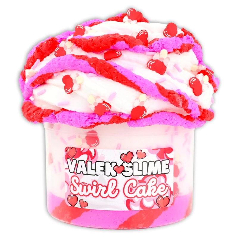 Dope Slimes - Valen-Slime Swirl Cake