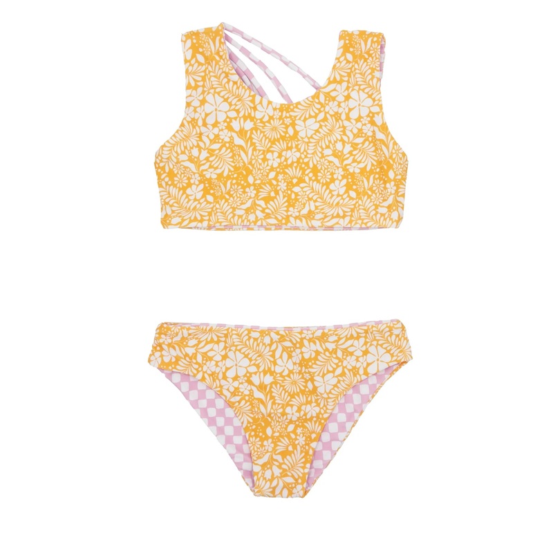 Feather 4 Arrow Golden Sun Reversible Bikini