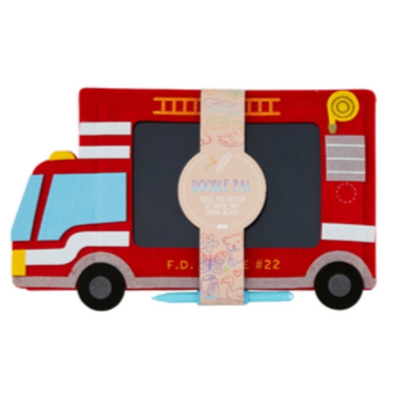 Firetruck Felt Doodle Pad