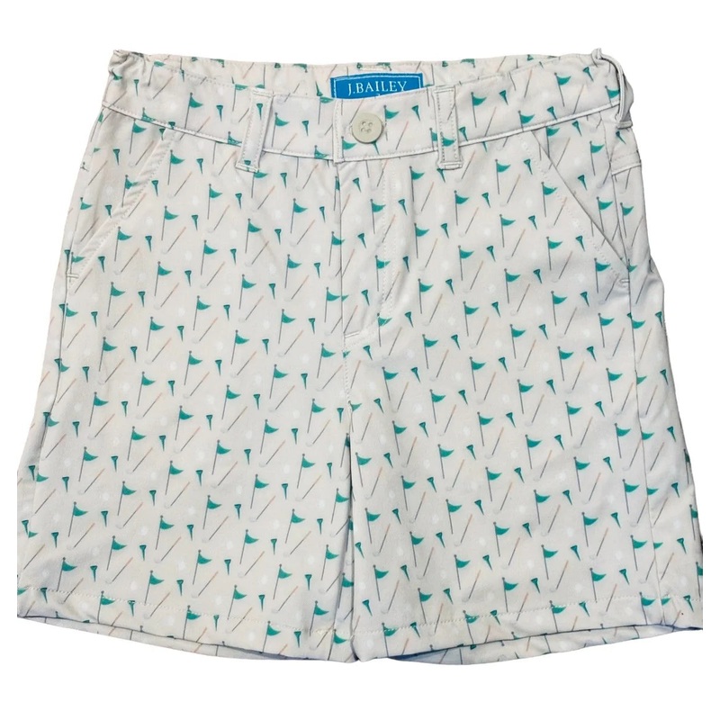 J Bailey Printed Performance Shorts - Golf