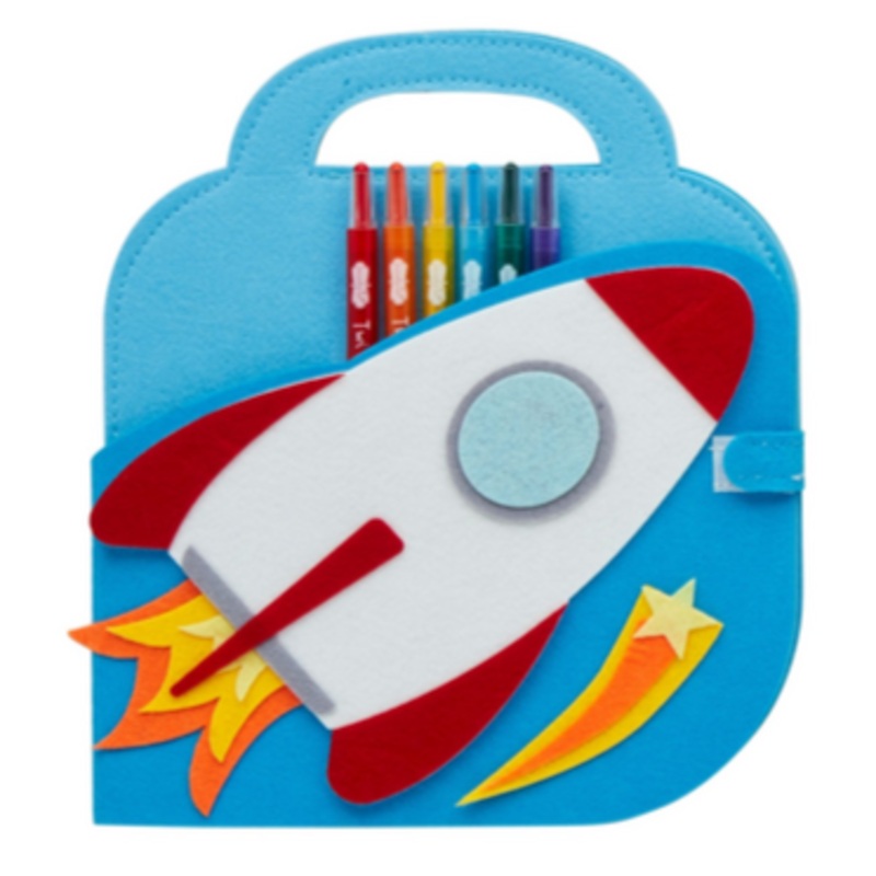 Mud Pie Rocket Art Folio