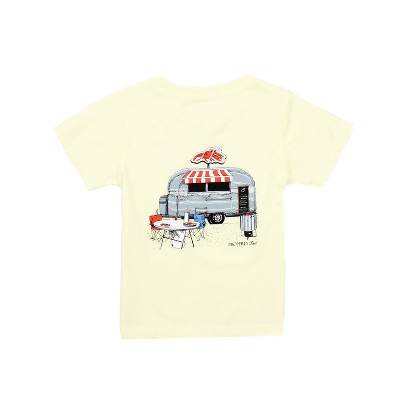 Properly Tied Crawfish To Go S/S Tee - Light Yellow