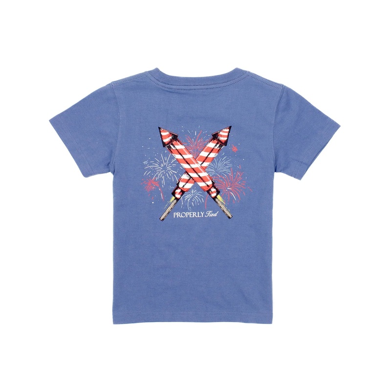 Properly Tied Firecracker S/S Tee - Space Blue