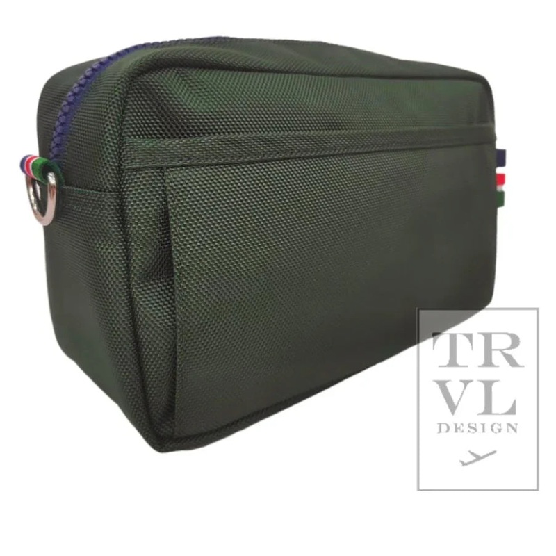 TRVL Oxford Toiletry Bag/ Dopp Kit - Hunter Green