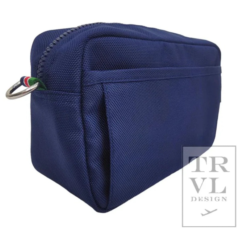 TRVL Oxford Toiletry Bag/ Dopp Kit - Navy Blue