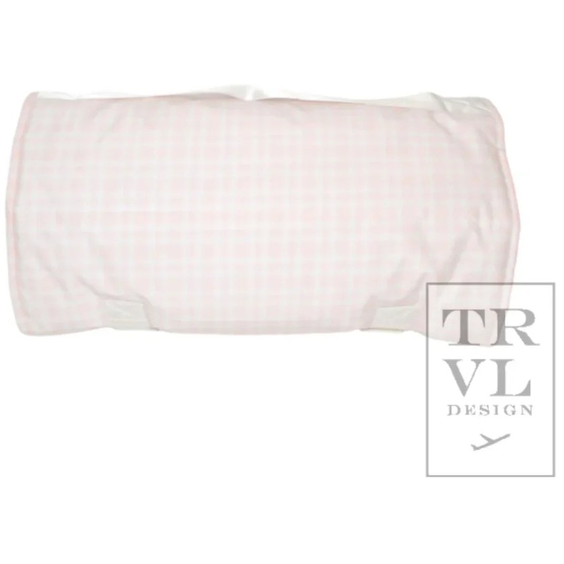 TRVL Rest Up! Nap Mat - Pink Pimlico Plaid