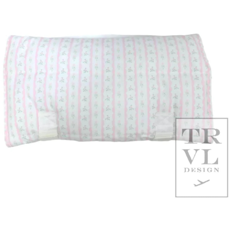 TRVL Rest Up! Nap Mat - Pink Ribbon Floral