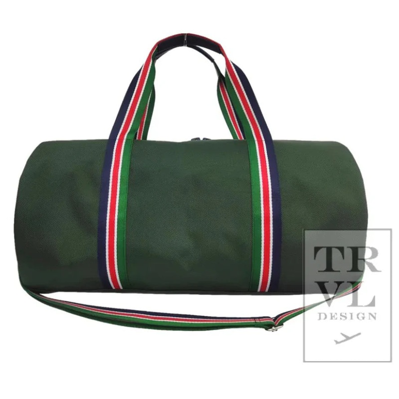 TRVL Weekend Oxford Barrel Bag - Hunter Green