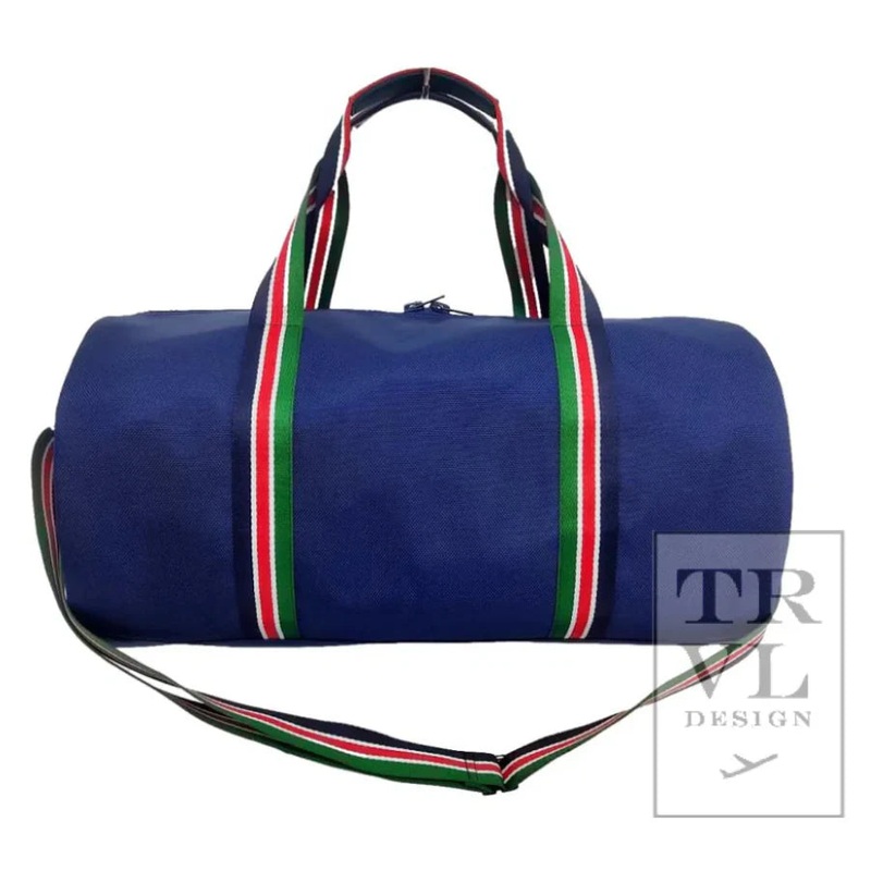 TRVL Weekend Oxford Barrel Bag - Navy