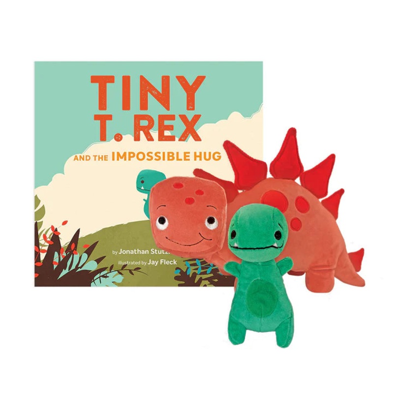 12.5" Tiny T.Rex and Pointy Plush Pair Doll