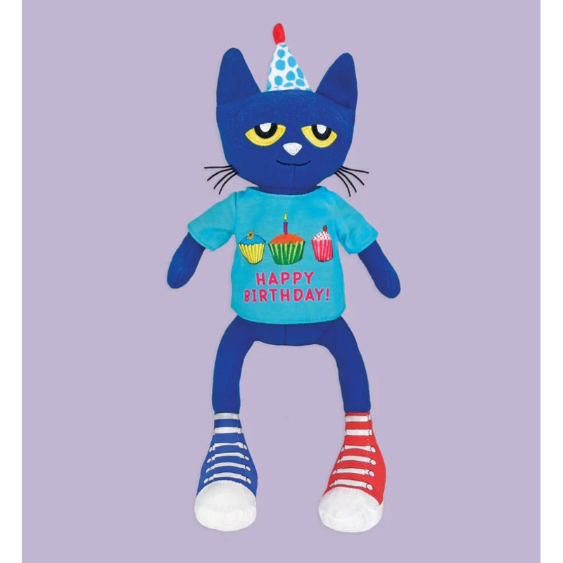 14" Pete the Cat Birthday Party Plush Doll