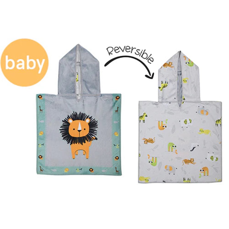 Baby Reversible Cover Up - Lion | Zoo