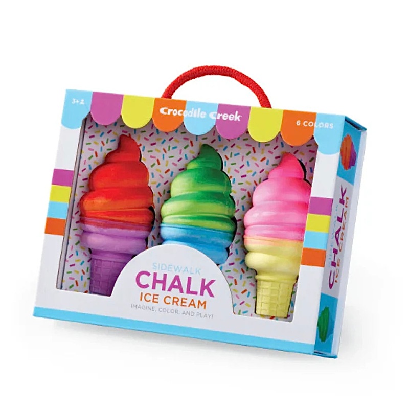 Crocodile Creek 6Pc Sidewalk Chalk  - Ice Cream