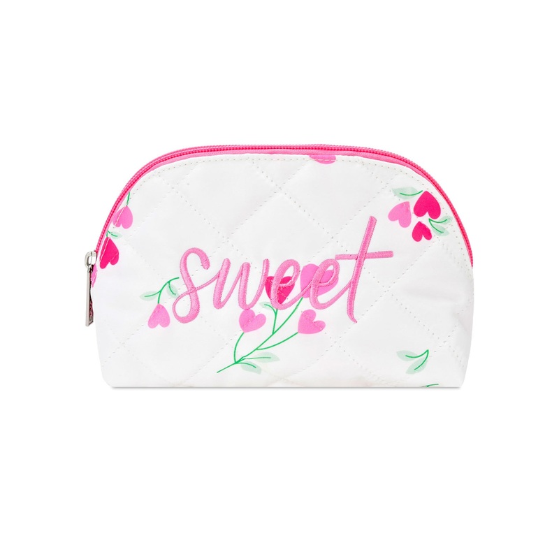 iScream Theme Sweet Quilted Oval Cosmetic Bag