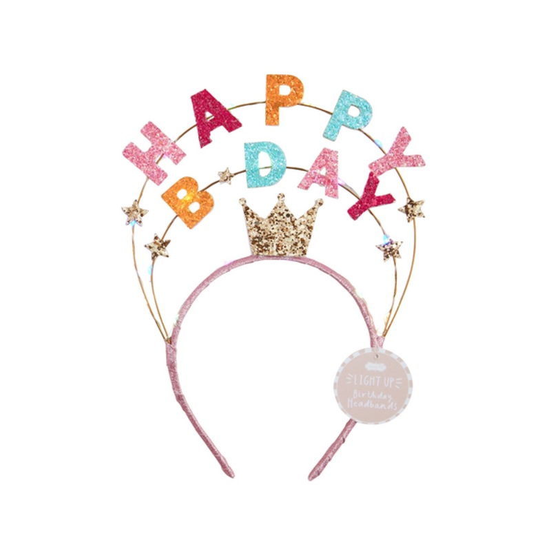 Light Up Happy Birthday / Birthday Girl Headband