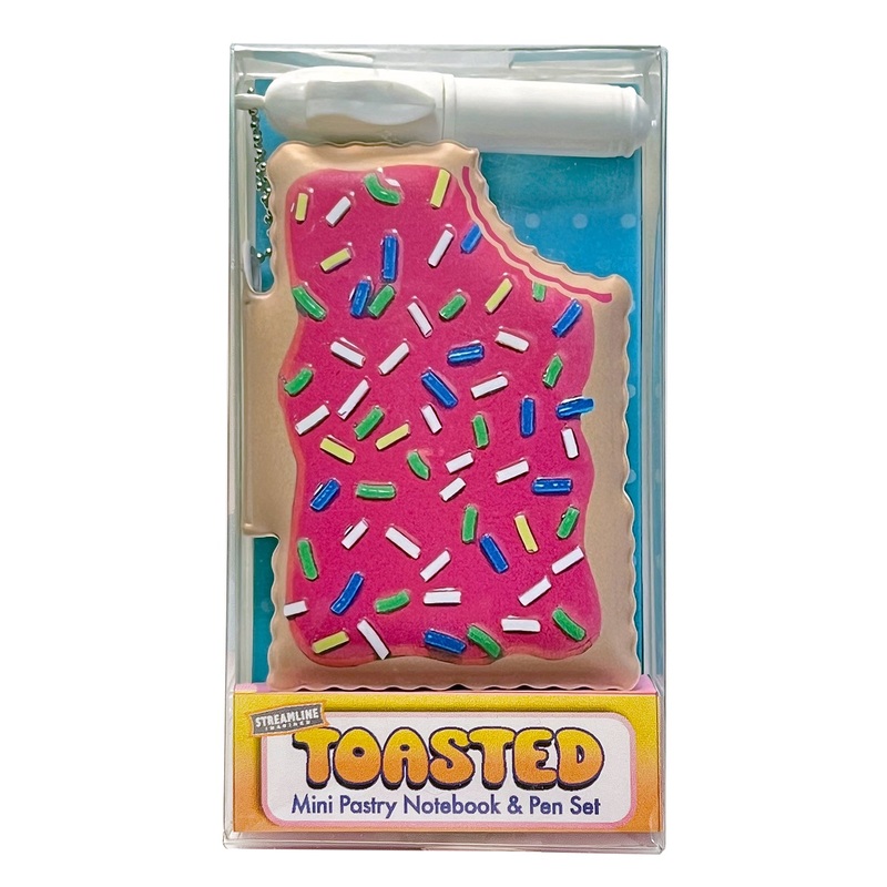 Toaster Pastry Mini Puffy Book with Pen